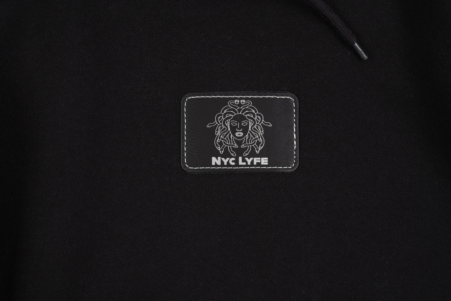 MONADUSA SNAKE SKIN HOOD (BLACK) HOODIE