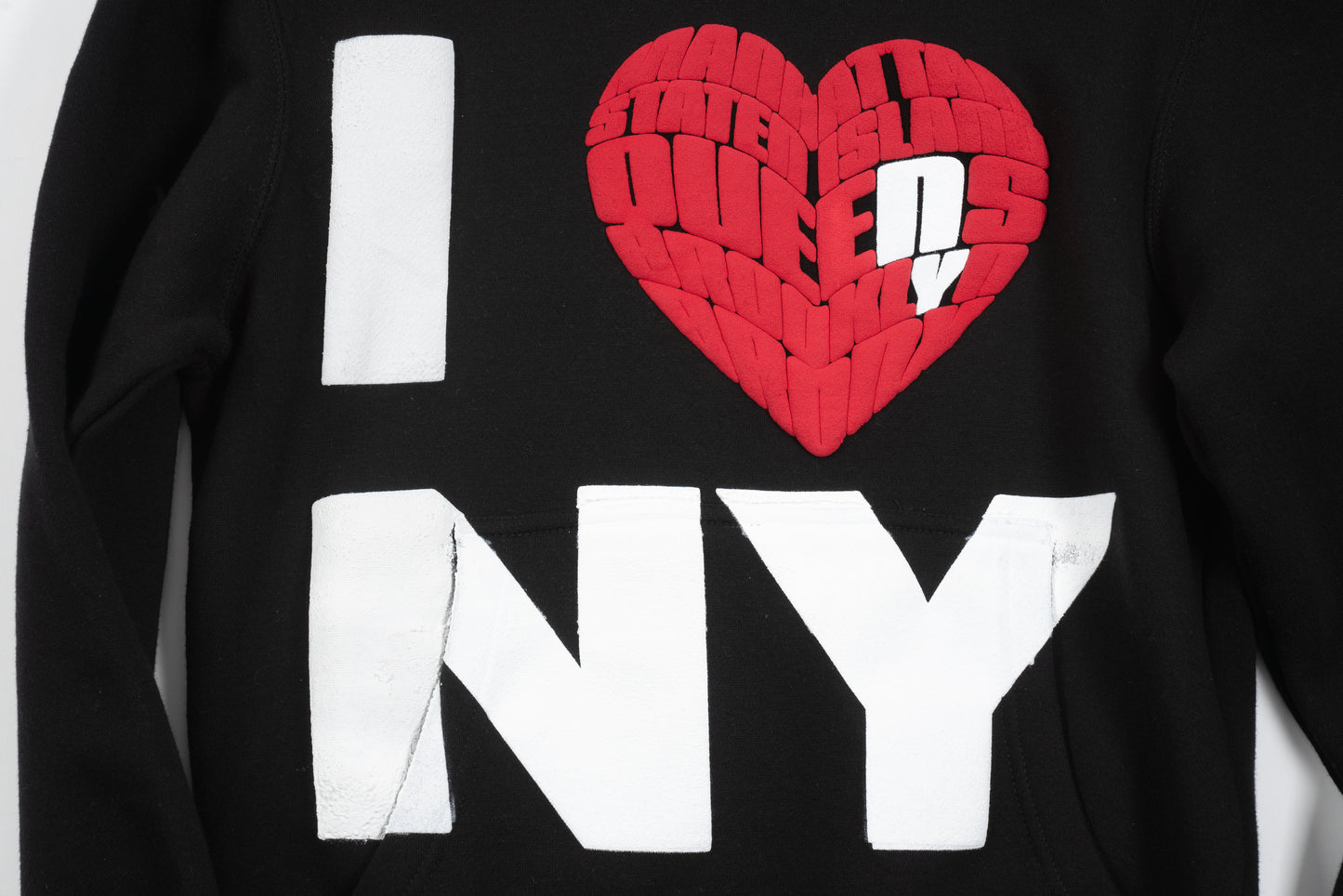 I LOVE NY, NY (FIVE BOROUGH) HOODIE