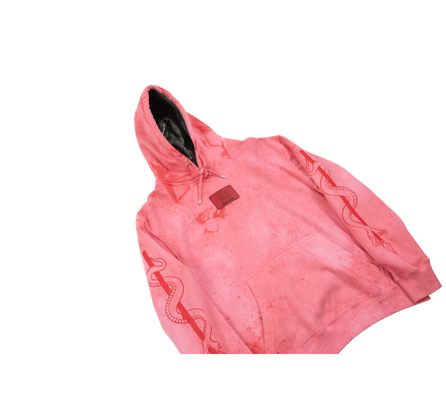 MONADUSA SNAKE SKIN (RED) HOODIE