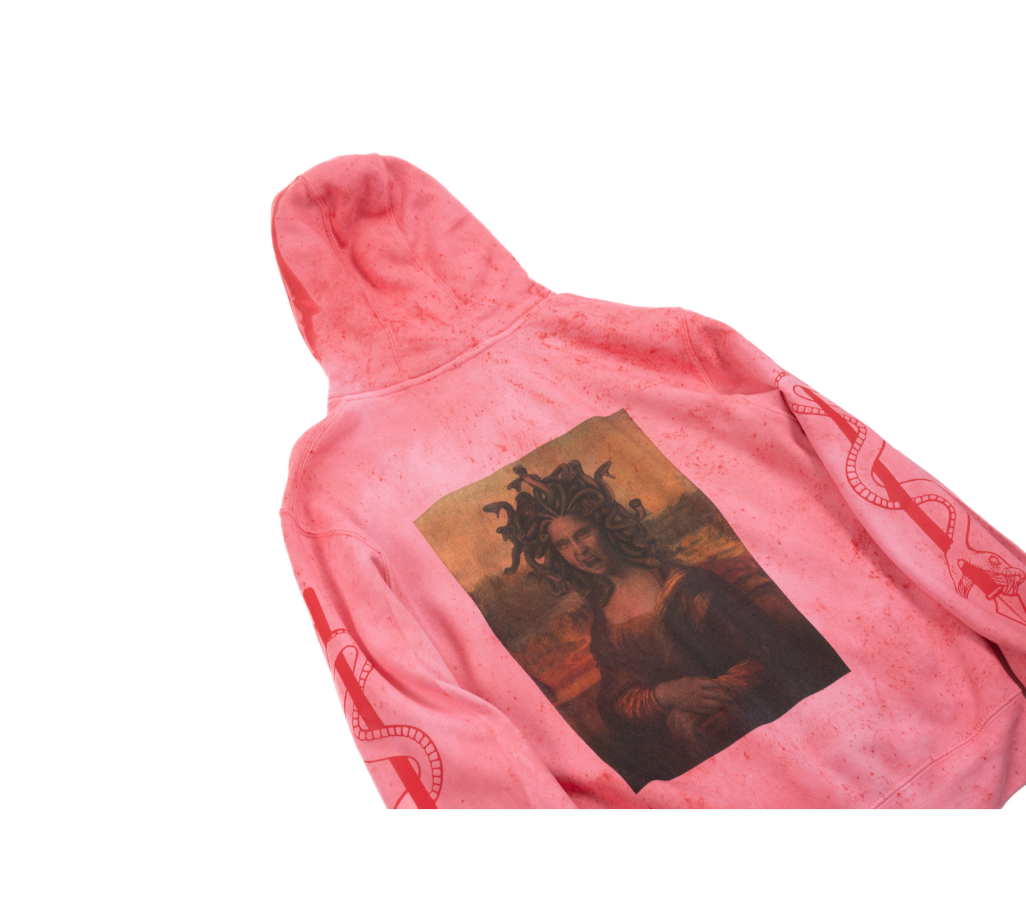 MONADUSA SNAKE SKIN (RED) HOODIE