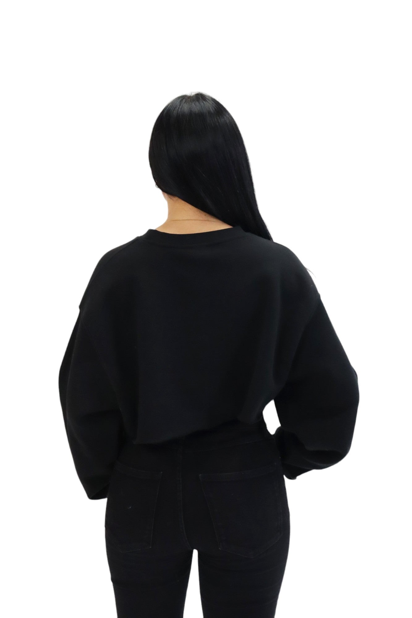 NYC SNAKE (FORBIDDEN) APPLE CROPPED SWEATSHIRT