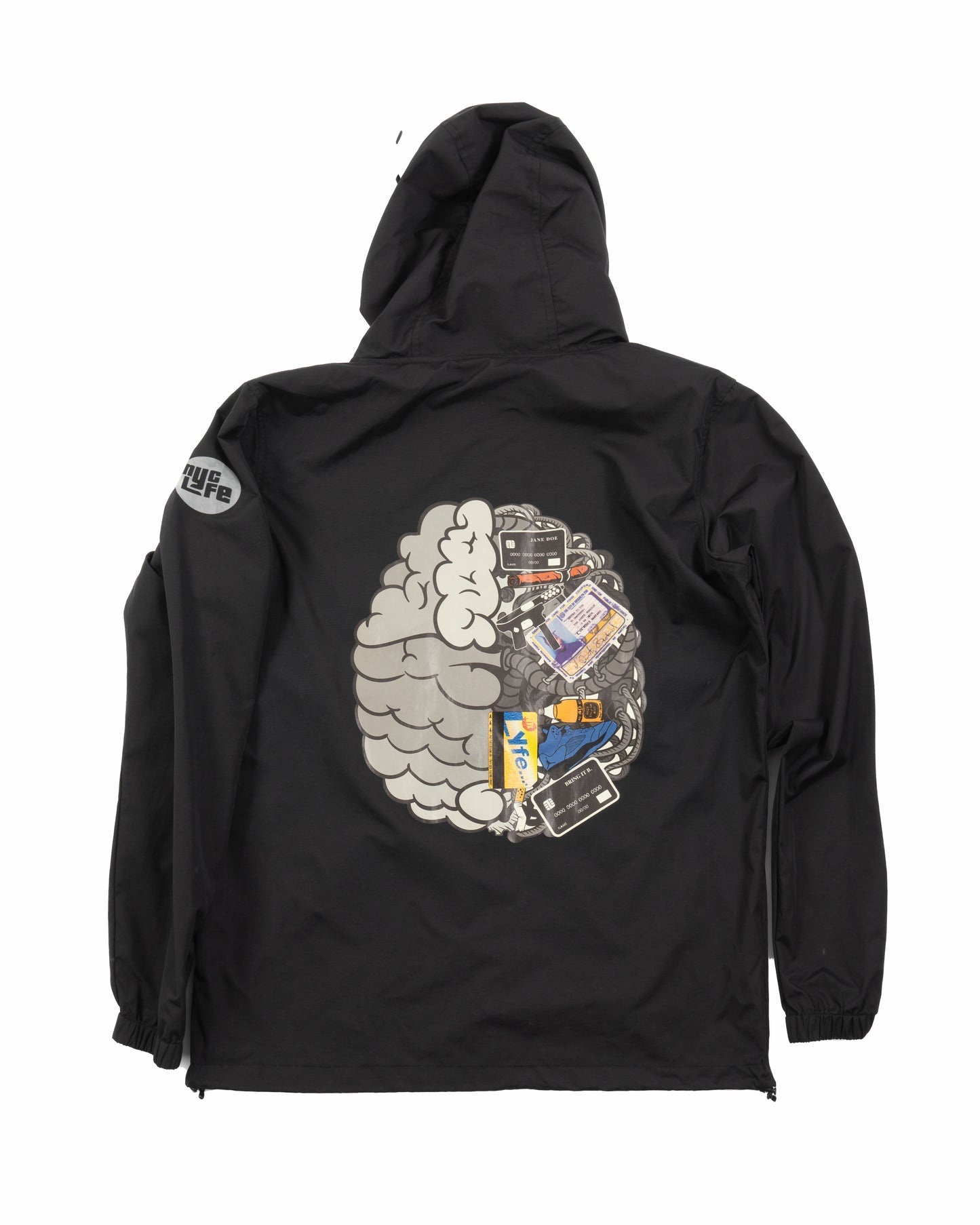 HOOD MENTALITY PULLOVER WINDBREAKER JACKET