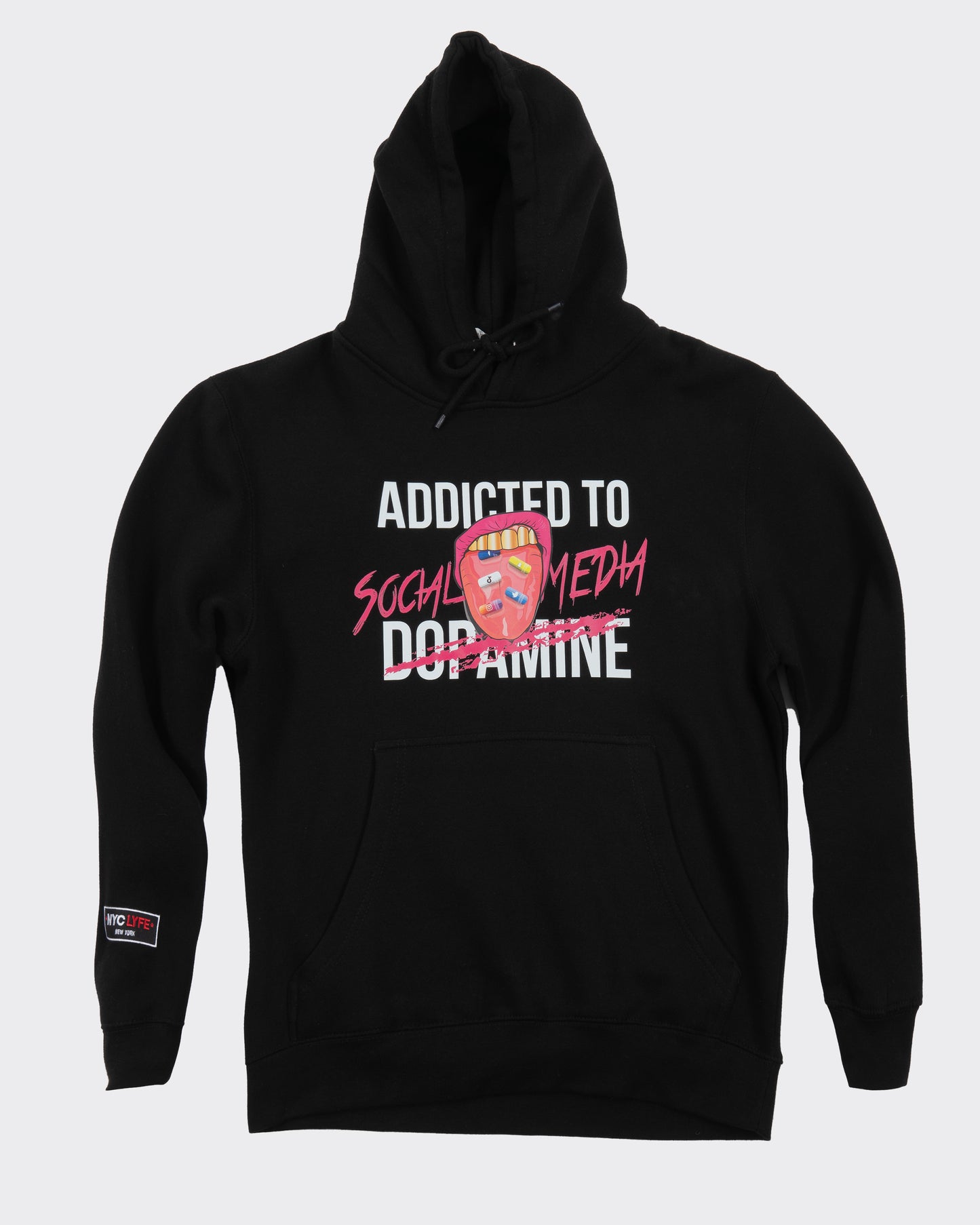 ADDICTED TO SOCIAL MEDIA HOODIE