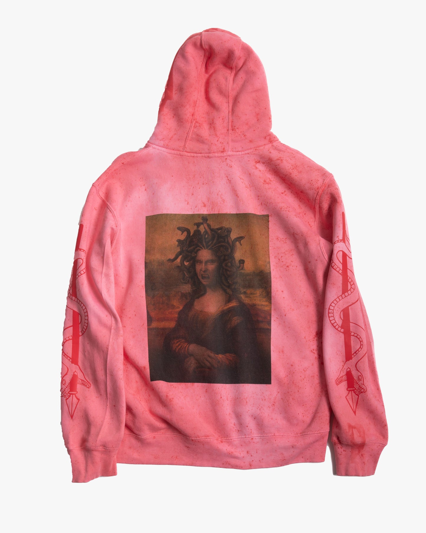 MONADUSA SNAKE SKIN (RED) HOODIE