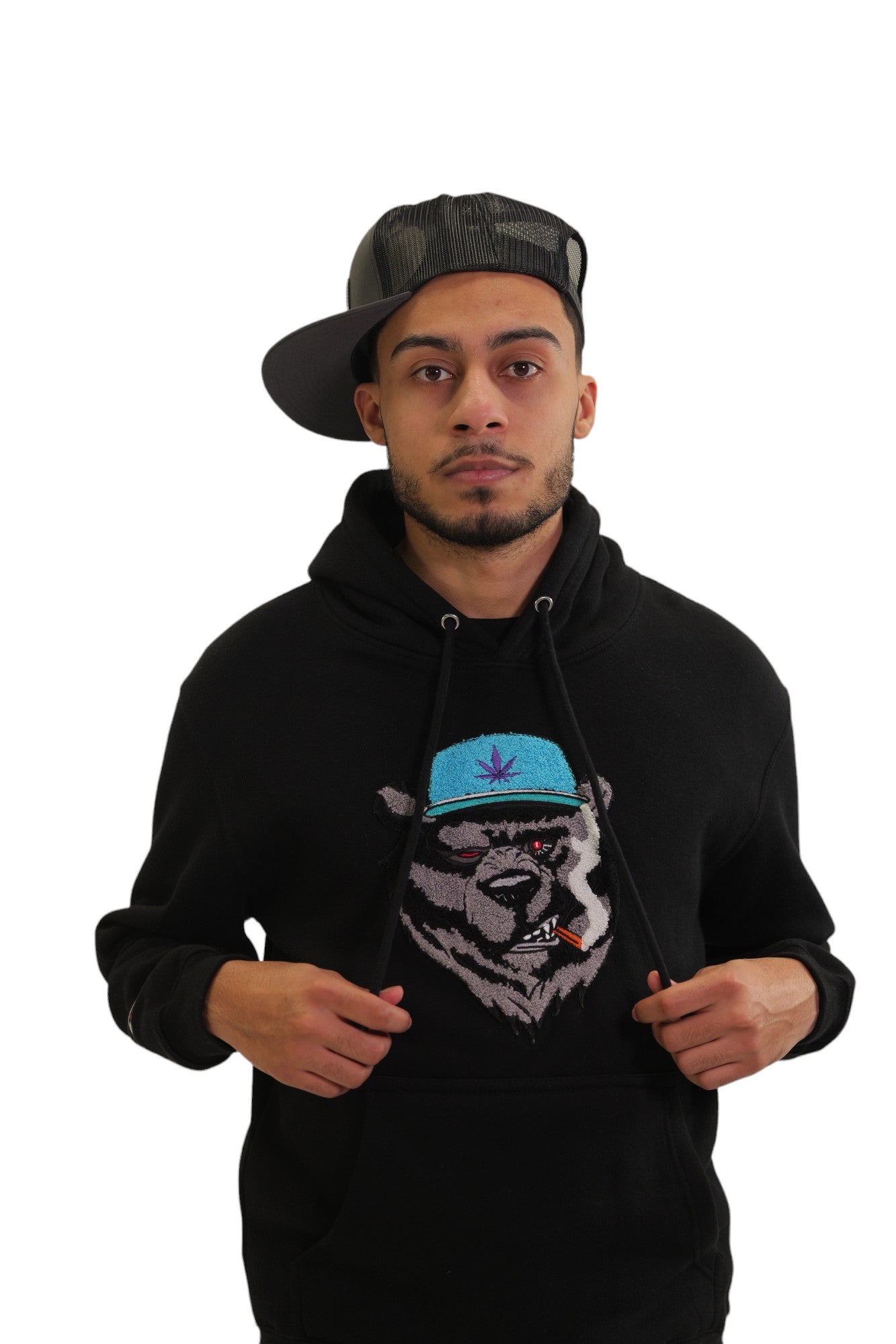 CANI BEAR 2.O (SMOKING CANNABIS) HOODIE