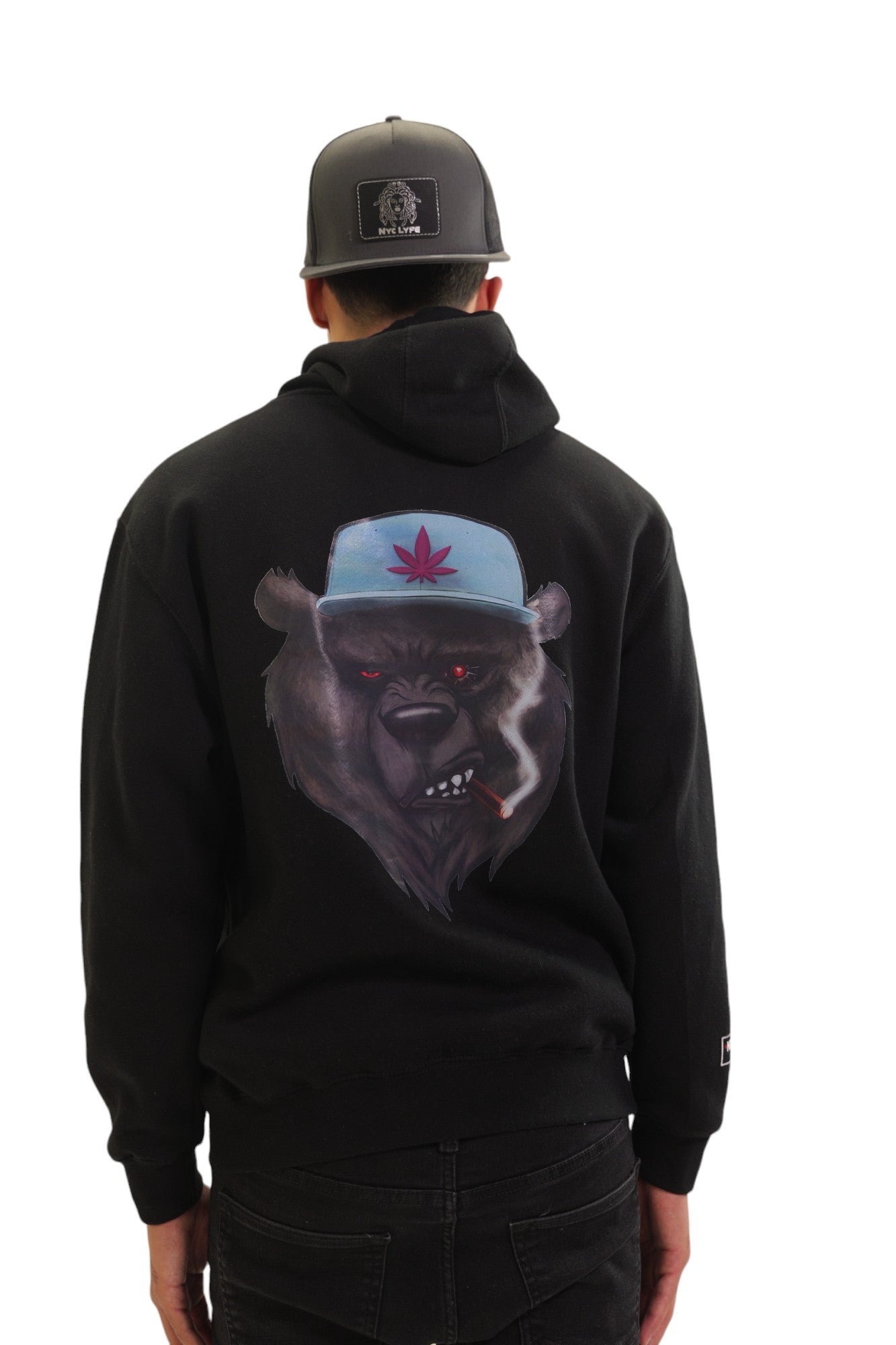 CANI BEAR 2.O (SMOKING CANNABIS) HOODIE