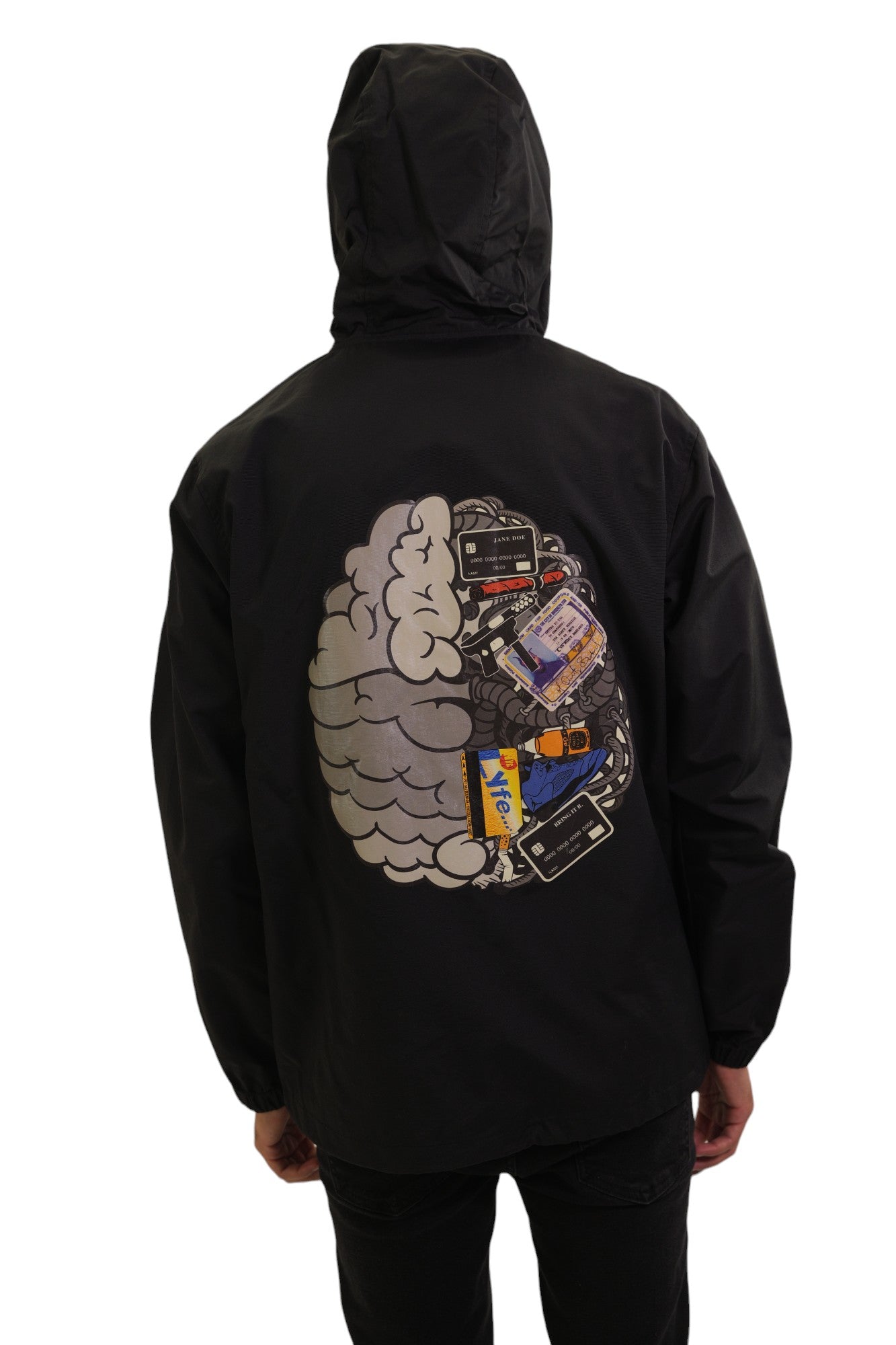 HOOD MENTALITY PULLOVER WINDBREAKER JACKET