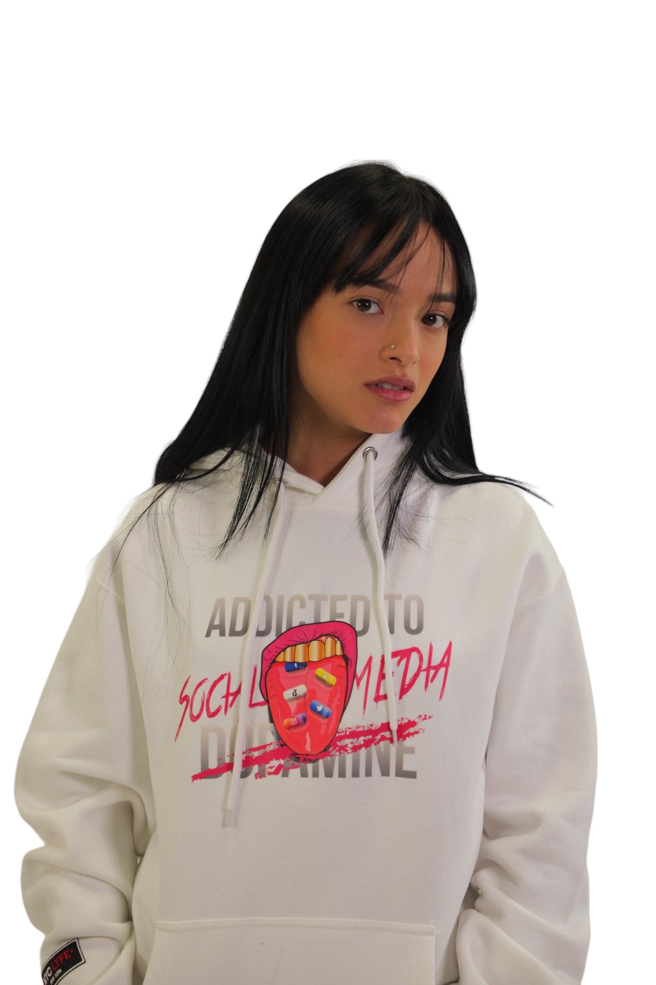 ADDICTED TO SOCIAL MEDIA HOODIE