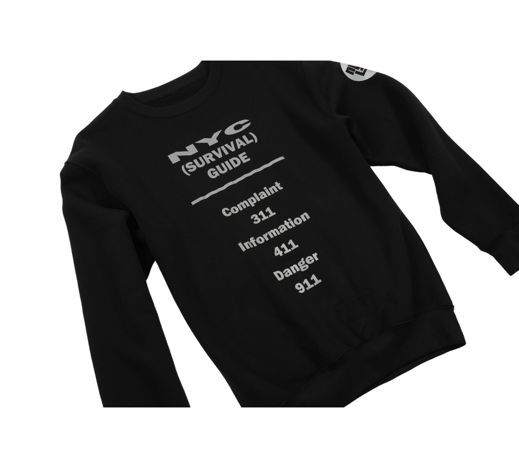 NYC SURVIVAL GUIDE SWEATSHIRT