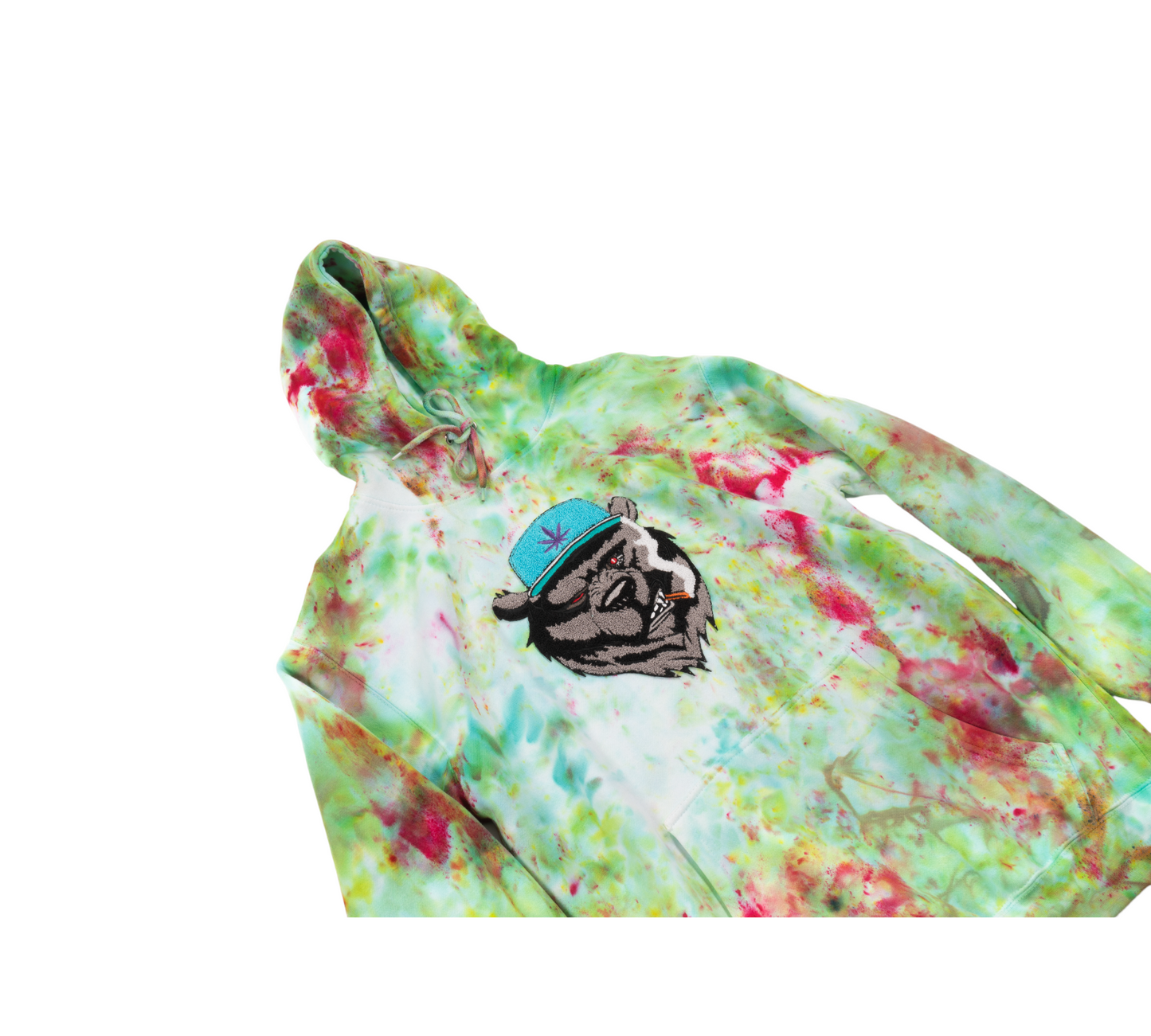 CANI BEAR 2.O SMOKING BUD (TIE DYE) HOODIE