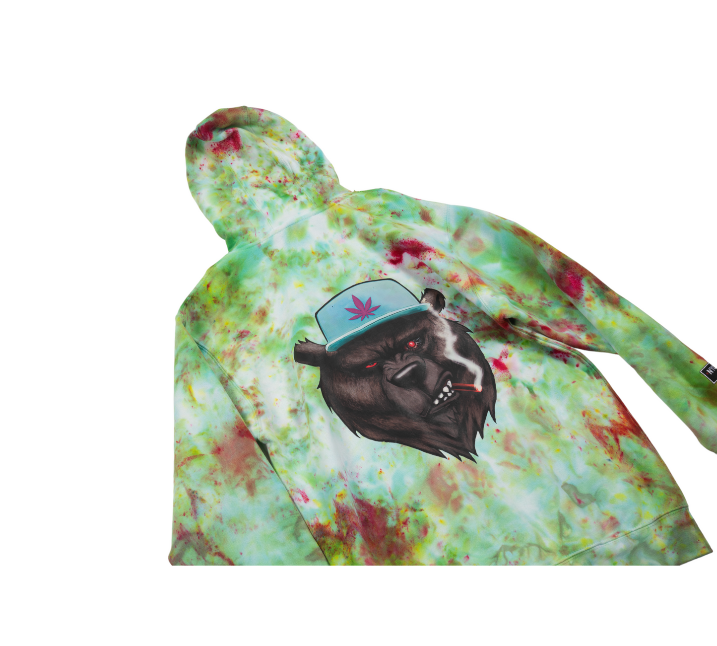 CANI BEAR 2.O SMOKING BUD (TIE DYE) HOODIE