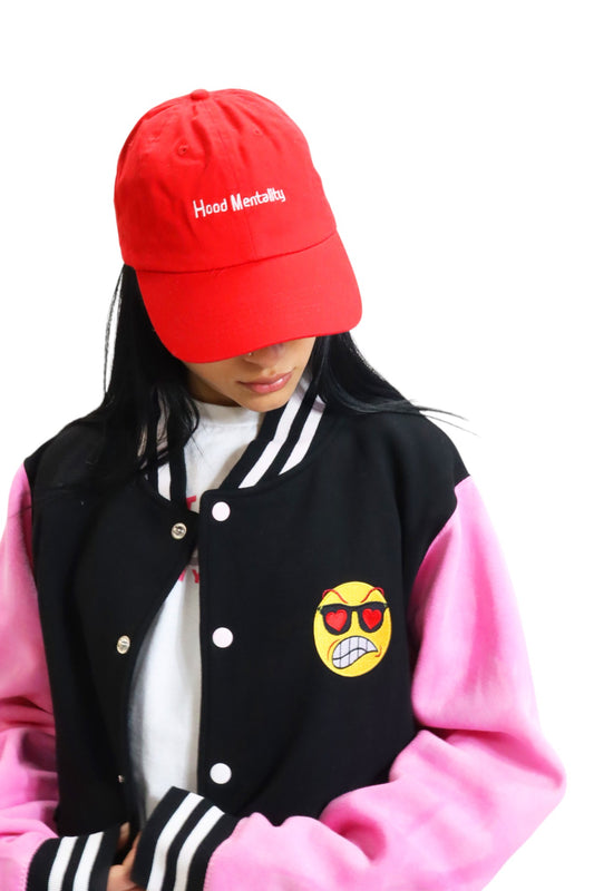 PLTH EMOJI PATCH CROPPED JACKET