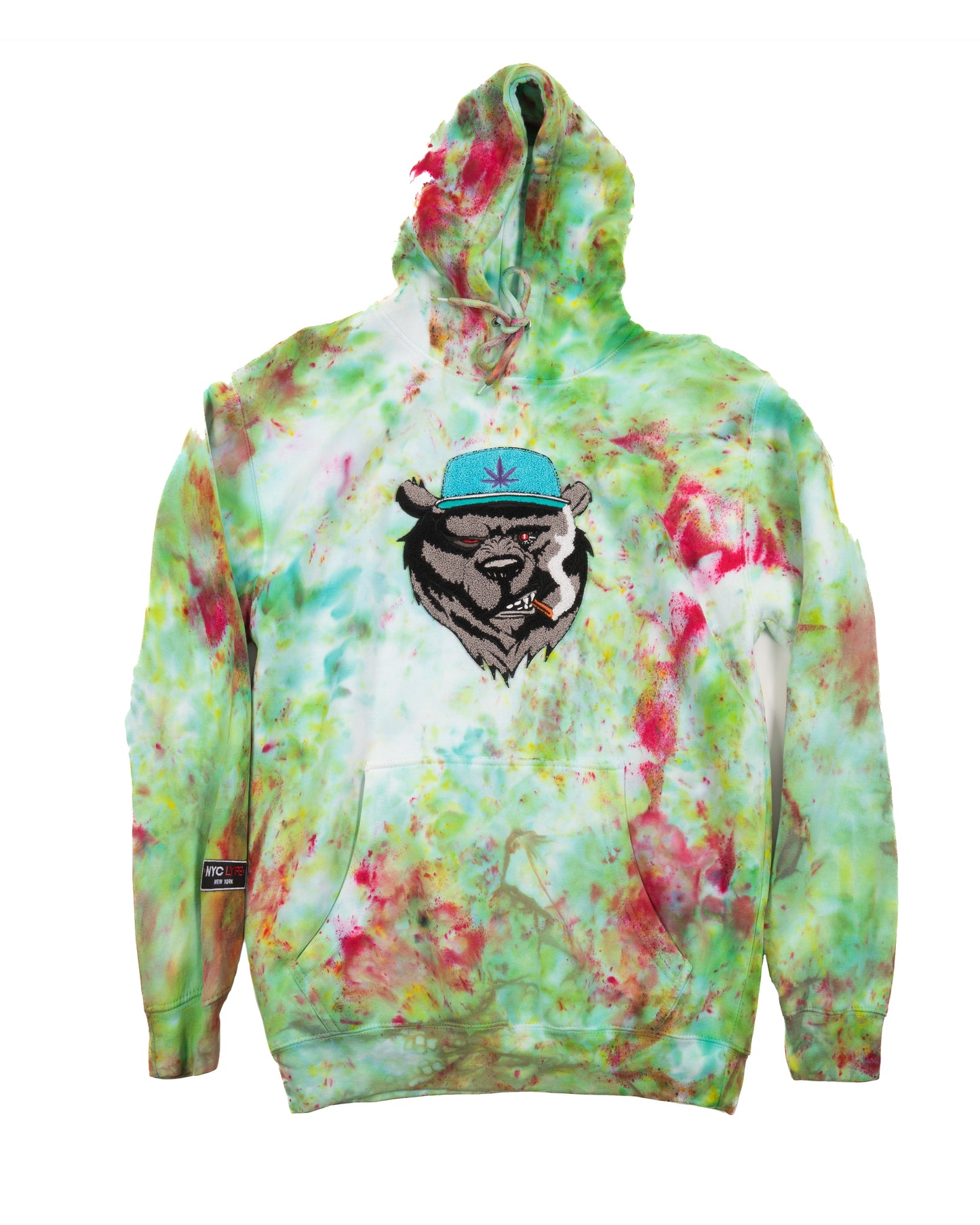 CANI BEAR 2.O SMOKING BUD (TIE DYE) HOODIE