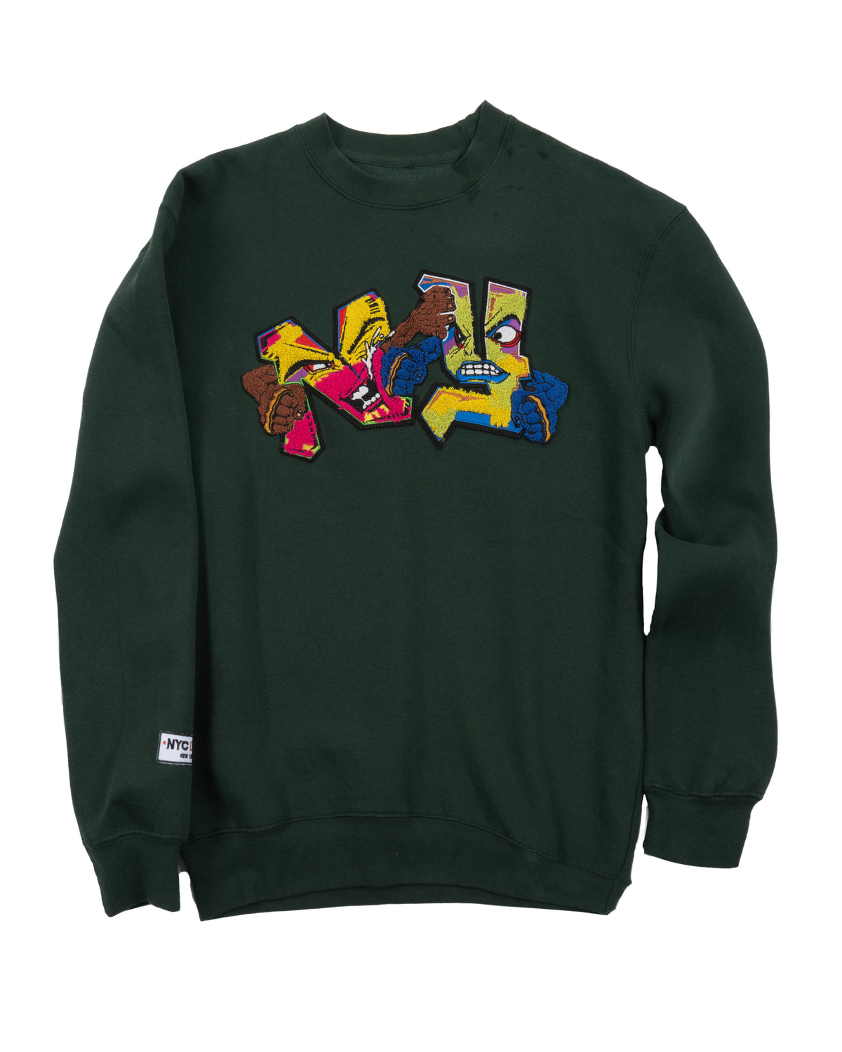 NY FIGHTING CREWNECK SWEATSHIRT