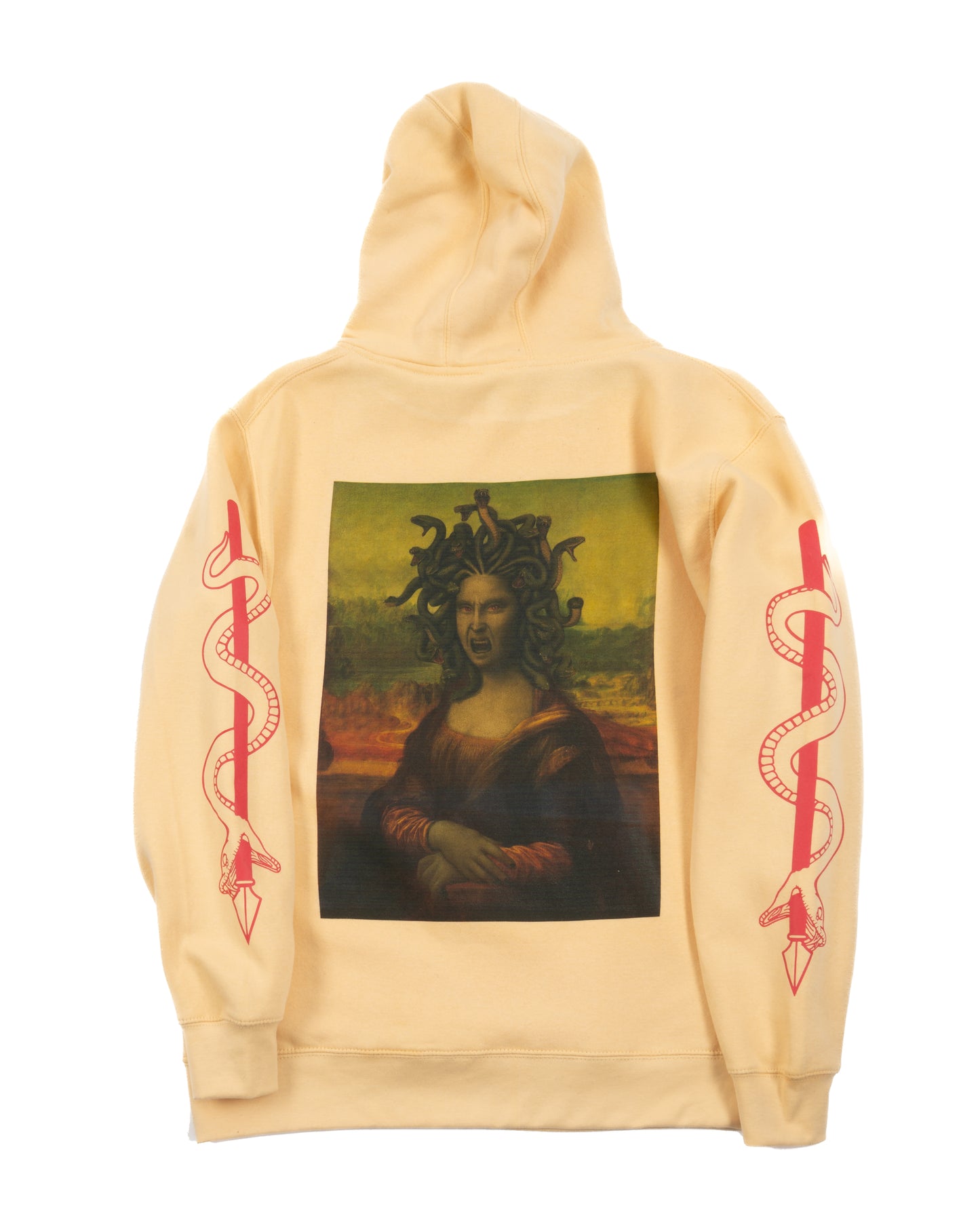 MONADUSA SNAKE SKIN HOOD (PINA COLADA) HOODIE