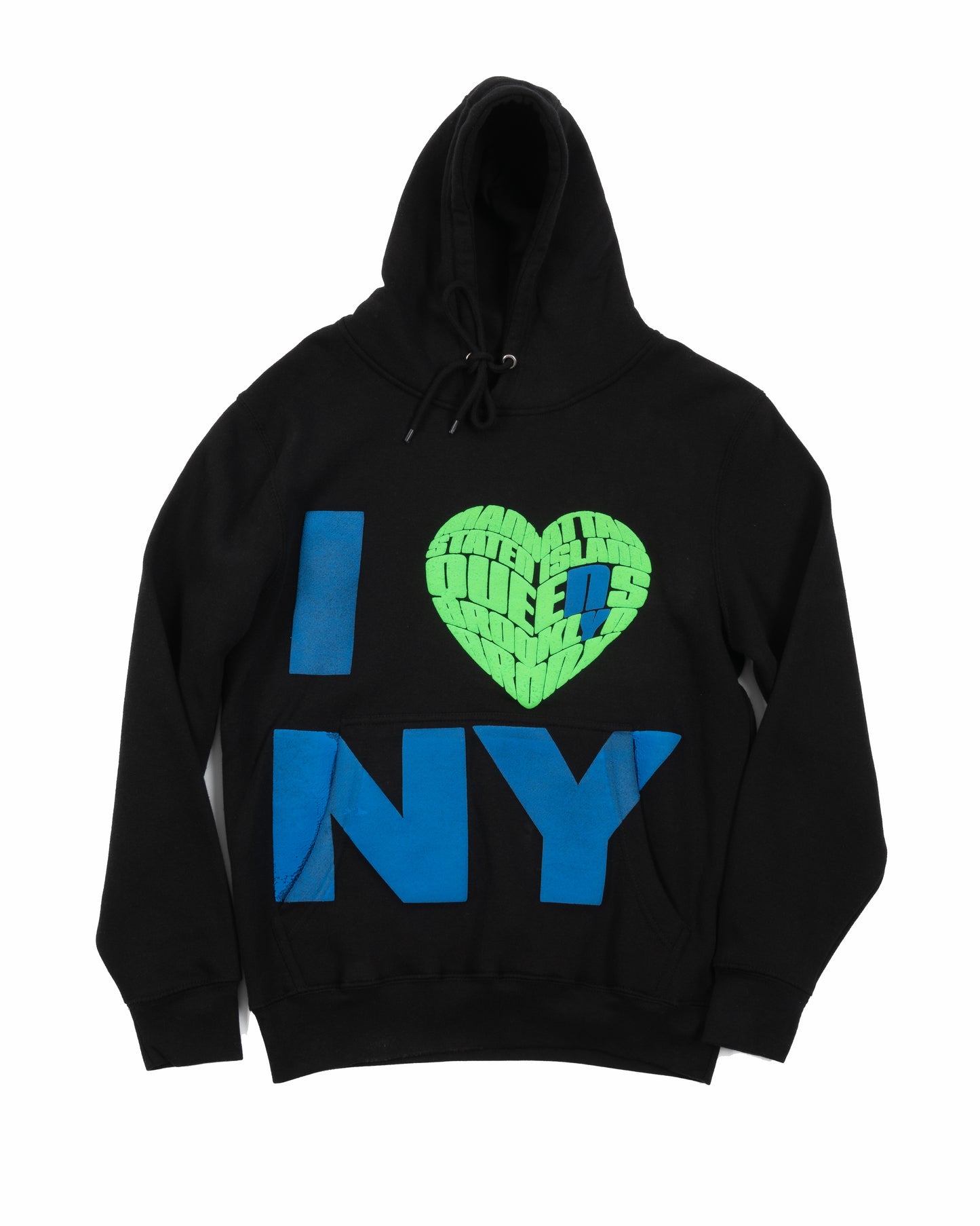 I LOVE NY, NY (FIVE BOROUGH) HOODIE