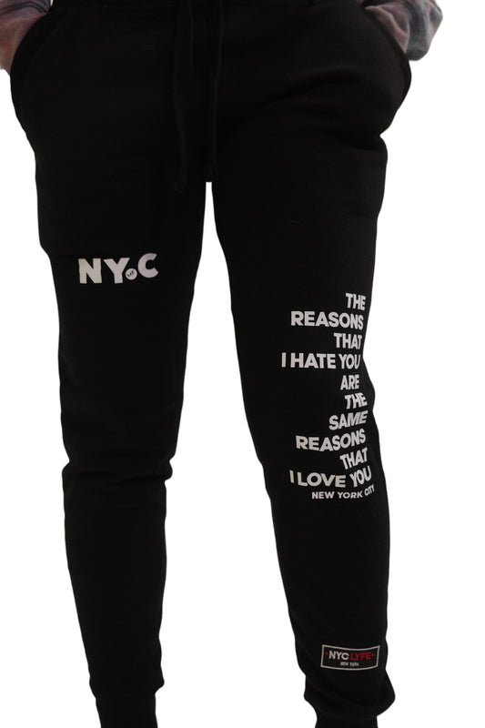 NY-MF-C QUOTE SWEATPANTS